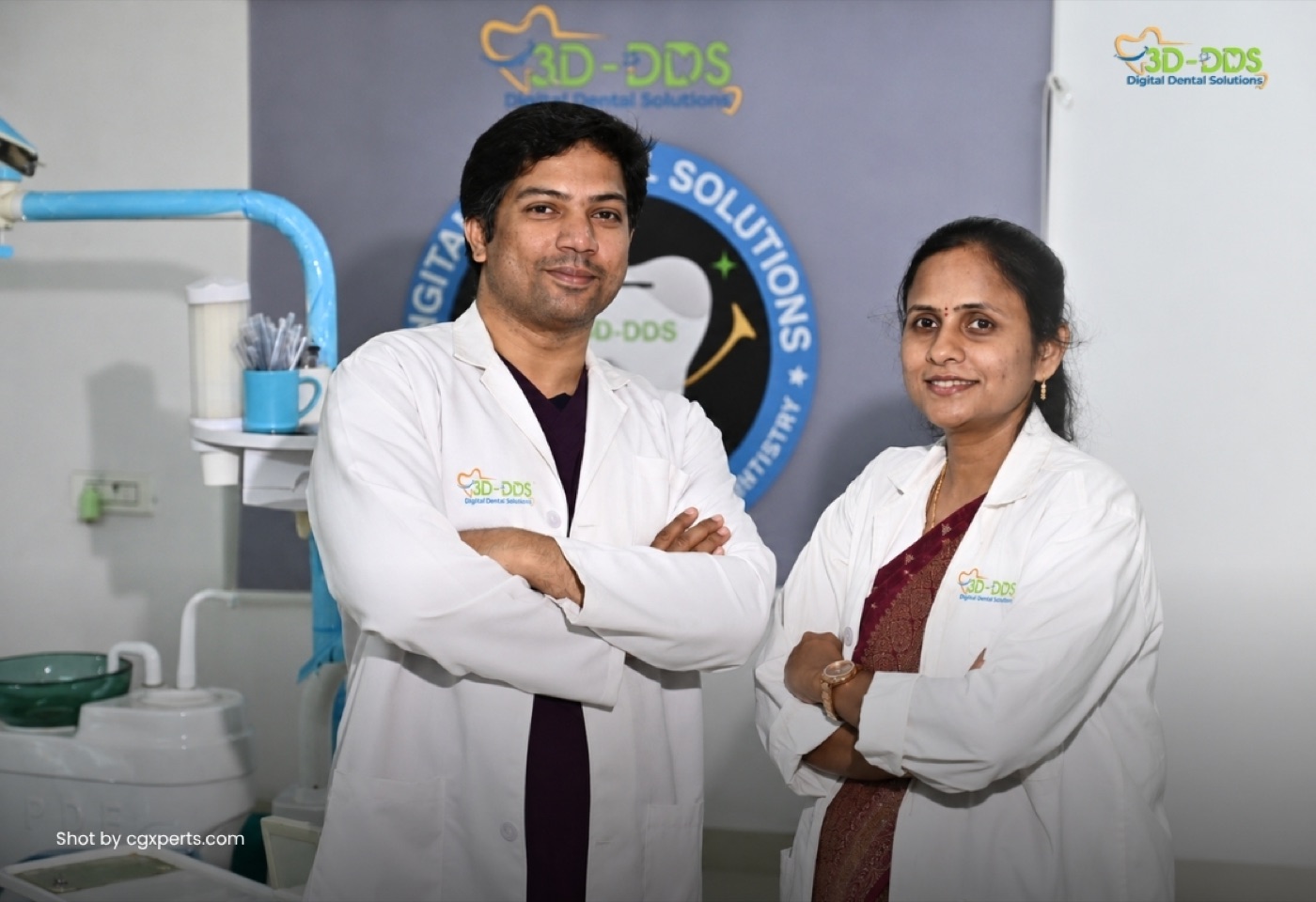 Dr. Revath and Dr. Swathi at 3D-DDS